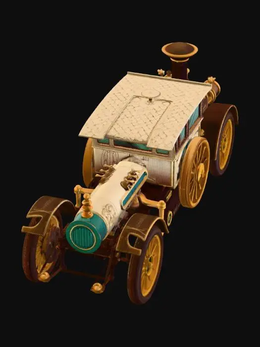 3D model for Vintage Steam Tractor