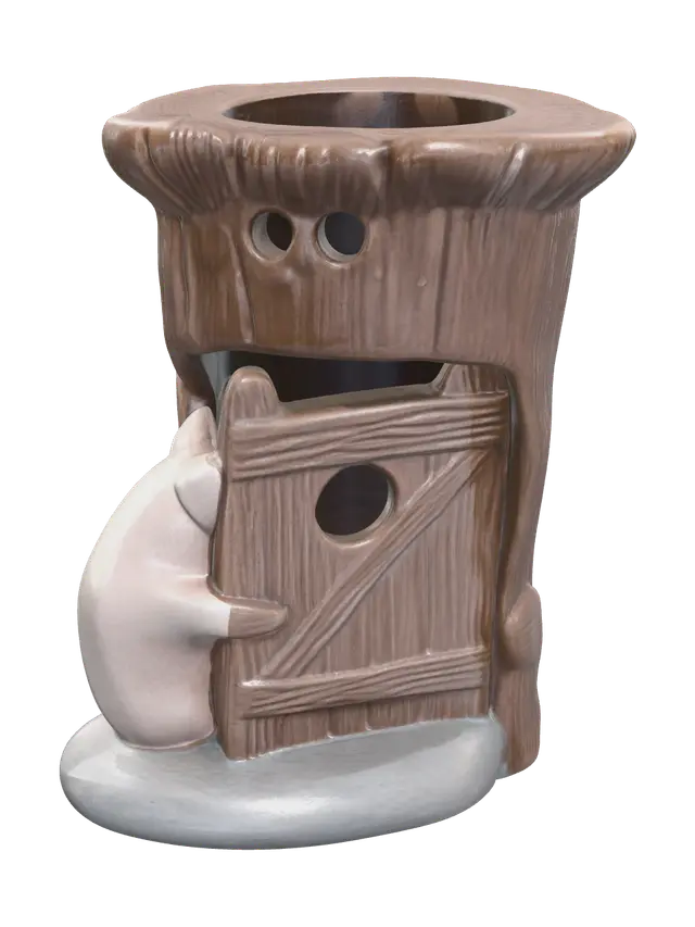 Low-Poly Outhouse - Shed 3D model, vytvořený pomocí AI