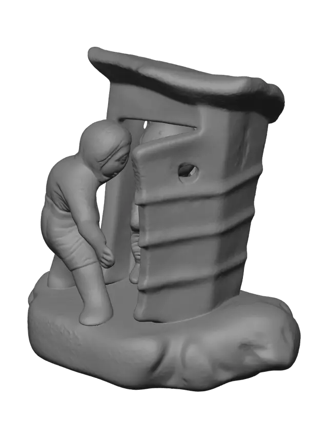 3D model for Outhouse