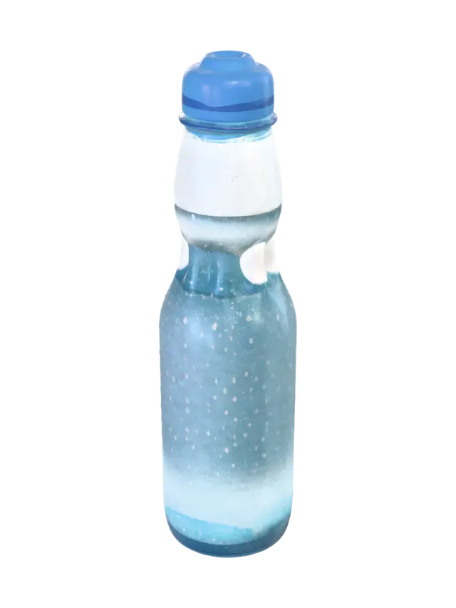 3D model for Blue Bottle of Fresh Water