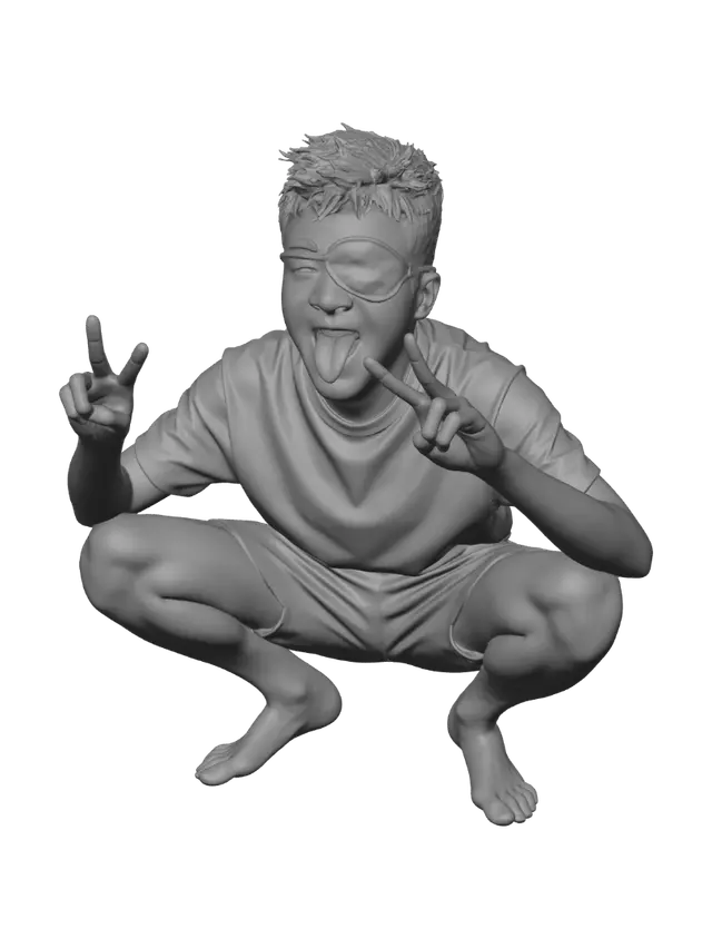 3D model for Playful Pirate Pose