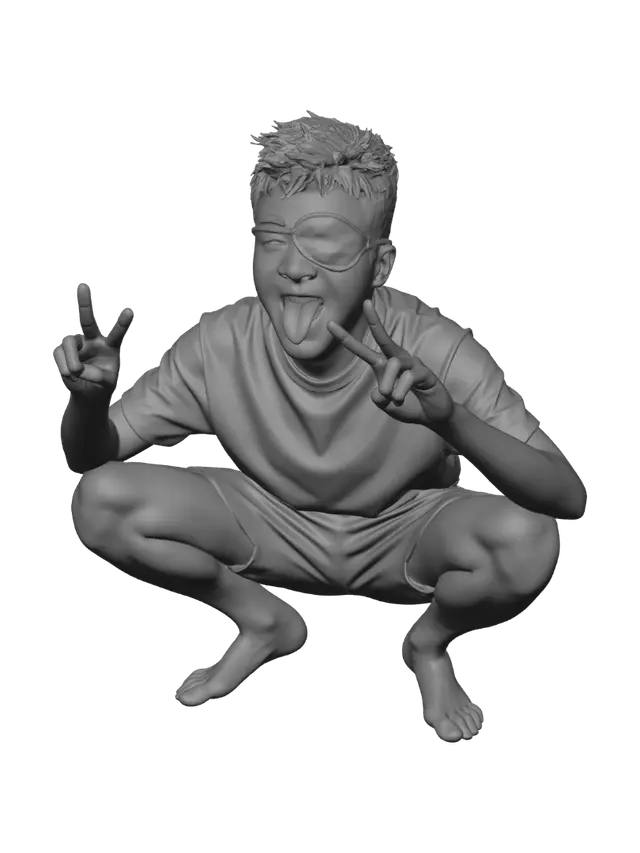 3D model for Playful Pirate Pose