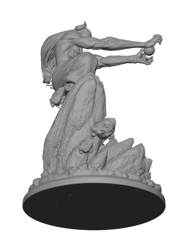 3D model for Oni of the Shattered Peak