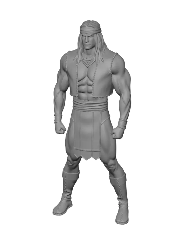 3D model for Desert Warrior