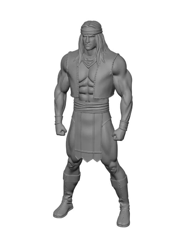 3D model for Desert Warrior