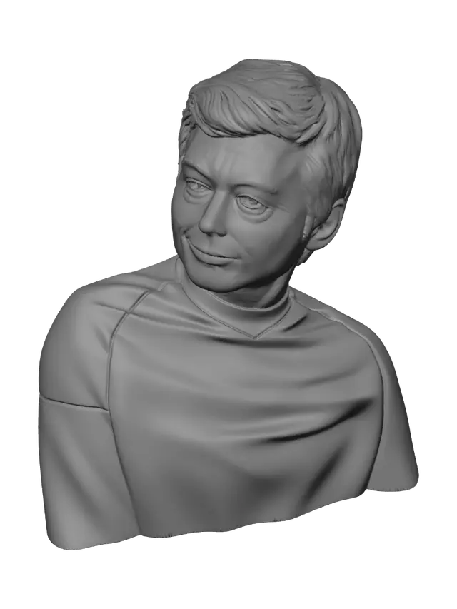 3D model for Captain Kirk Portrait