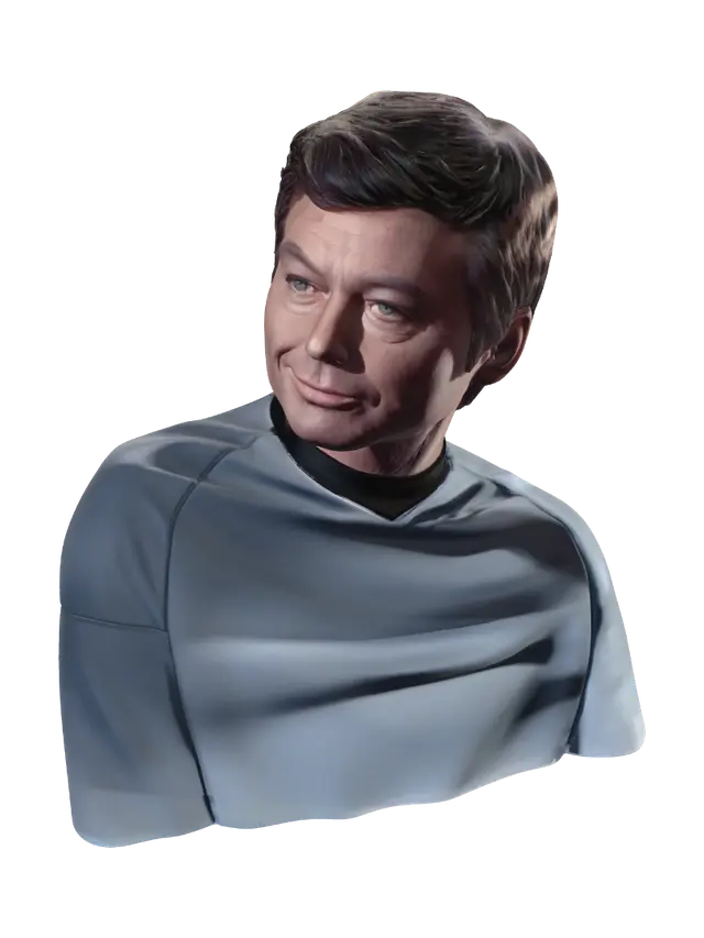 3D model for Captain Kirk Portrait