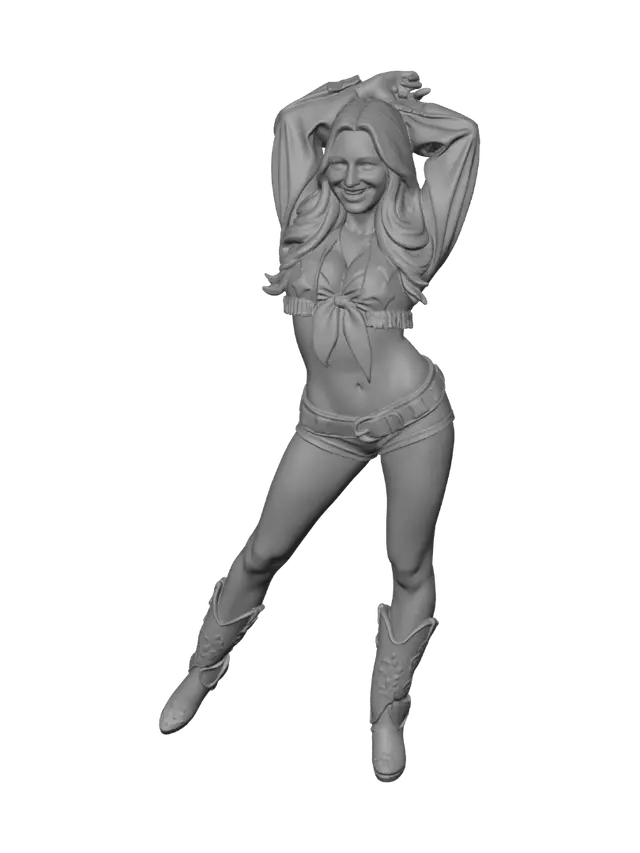 3D model for Star-Spangled Cowgirl