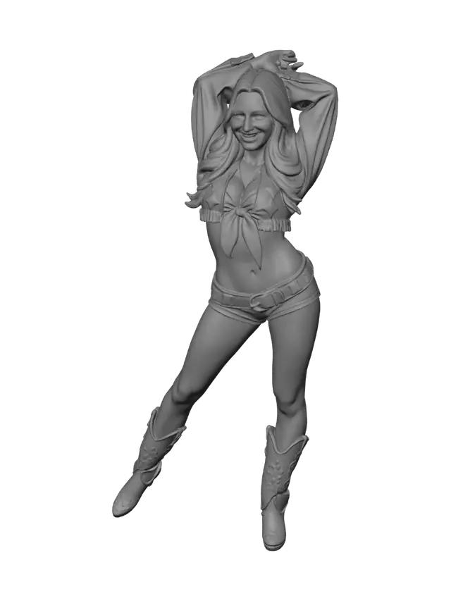 3D model for Star-Spangled Cowgirl