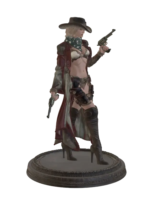 3D model for Star-Spangled Gunslinger