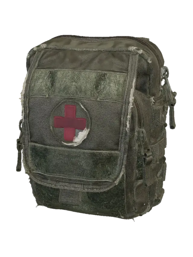 Tactical Medical Pouch - Utilitarian 3D model, vytvořený pomocí AI