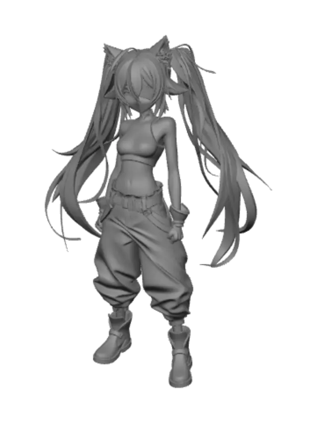 3D model for Crimson Kitsune