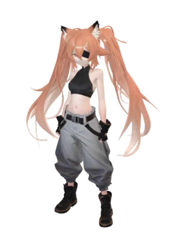 3D model for Crimson Kitsune