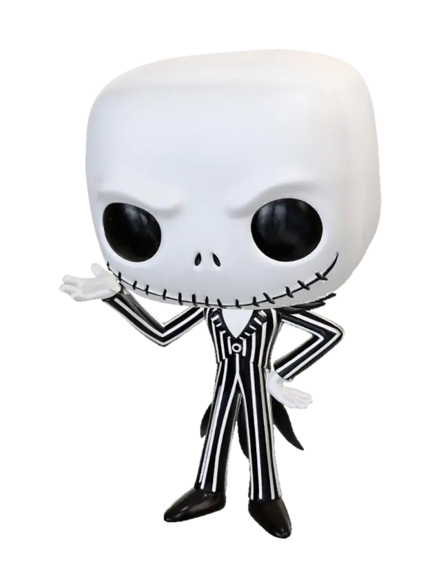 Jack Skellington - Charactermodel 3D-model, gegenereerd door AI