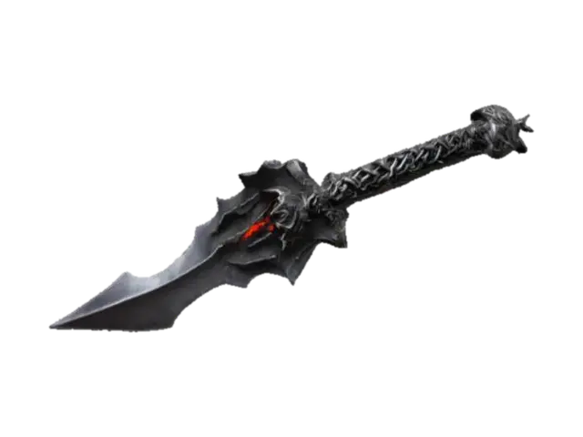 demonic weapon 3D model, vytvořený pomocí AI