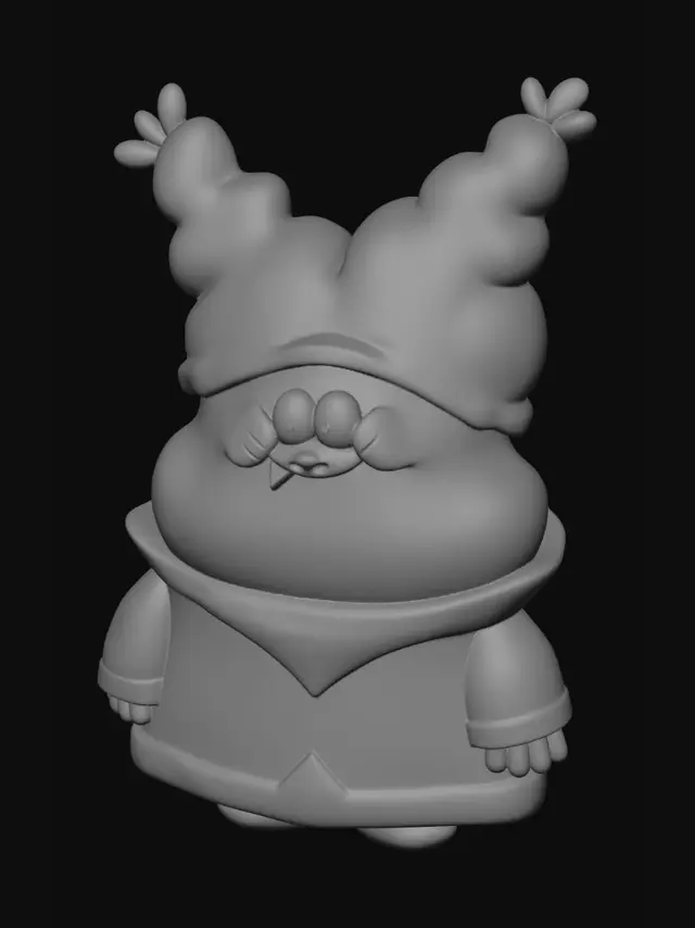 3D model for Velvet Troll Princess