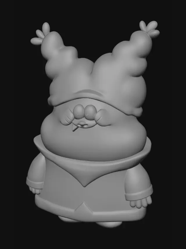 3D model for Velvet Troll Princess