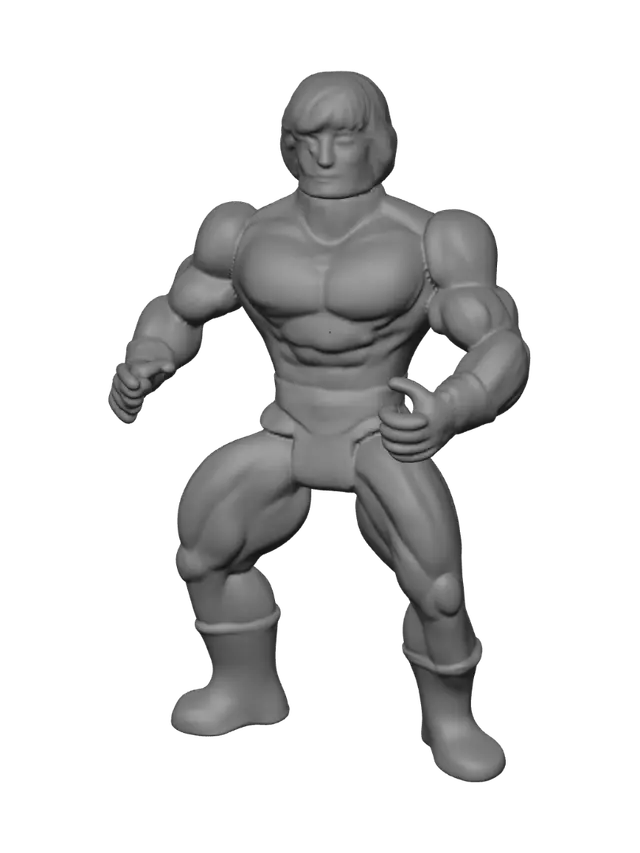 3D model for He-Man Action Figure