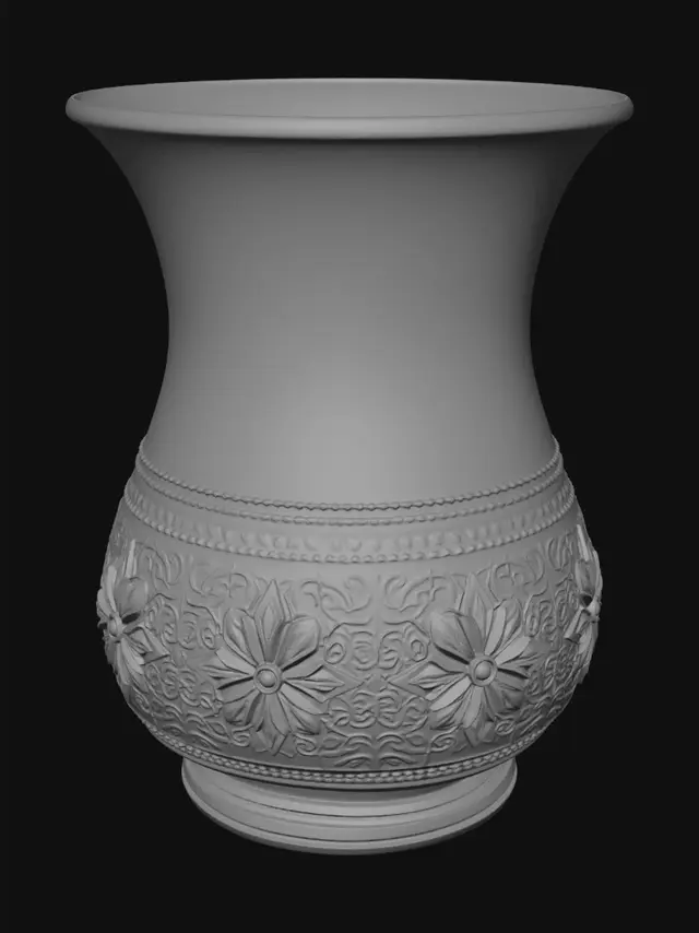 3D model for fammi una tazzina da the classica turca ma con pochi rilievi tipici, solo sulla parte di sotto, lo stile è quello stretto, non largo, solo tazza senza manico e senza piattino