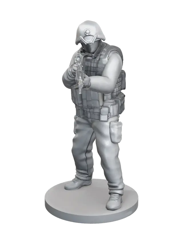 3D model for Low-Poly Toysoldier