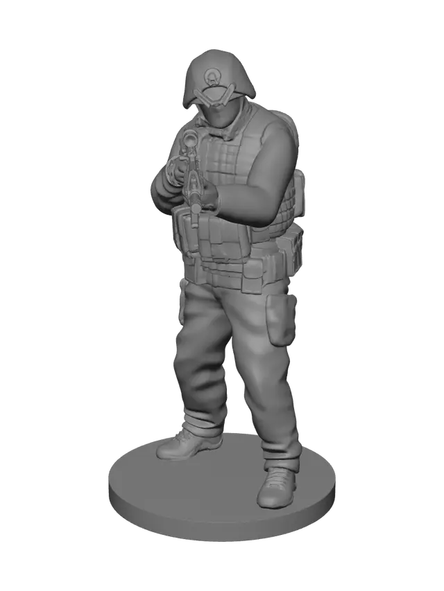 3D model for Low-Poly Toysoldier