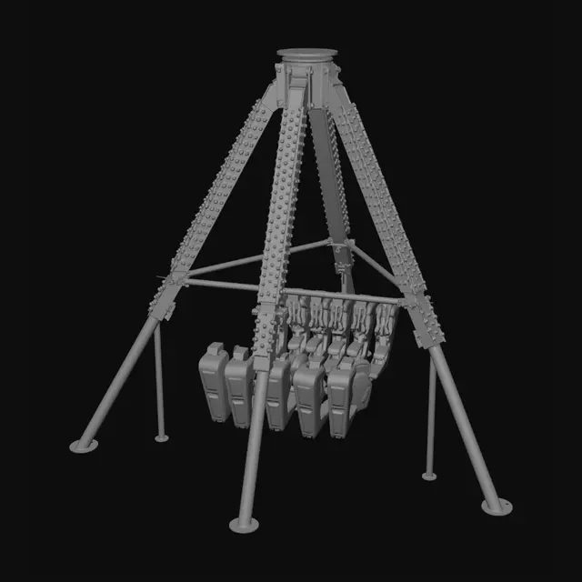 3D model for Neon Night Swing Ride