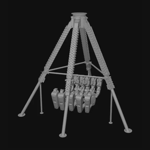 3D model for Neon Night Swing Ride