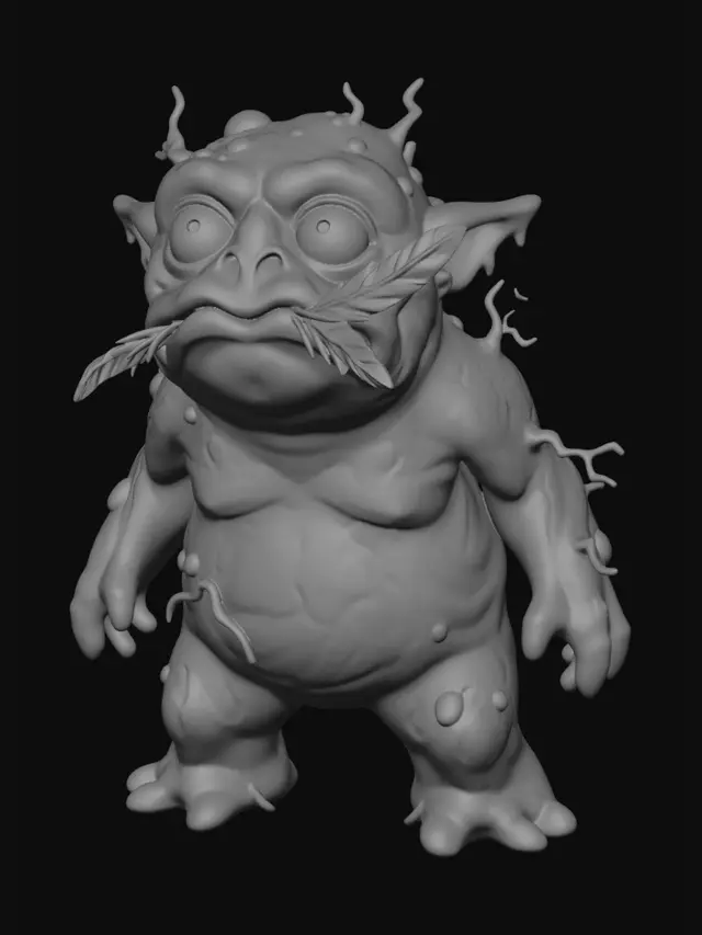3D model for Crackleback Goblin