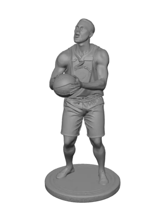 3D model for Warrior at the Free Throw Line