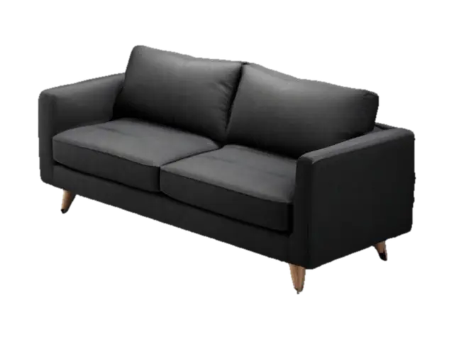 modern minimalistic couch in a Anthrazit fabric 3D model, vytvořený pomocí AI