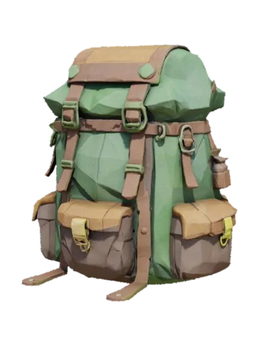 3D model for Geometric Adventure Pack, #game figure#