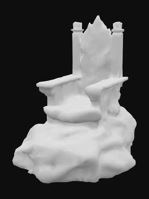 3D model for Stone Throne