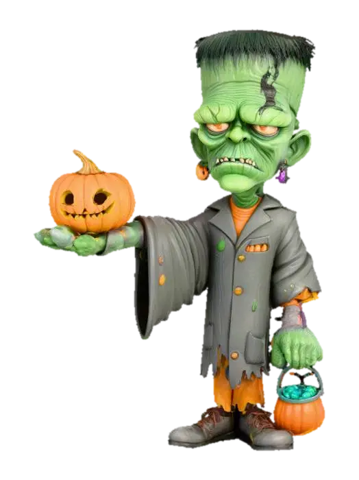 Frankenstein's Treat Time #Halloween2025# - Treats 3D model, vytvořený pomocí AI