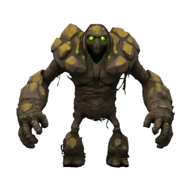 Stone Guardian - Statues 3D model, vytvořený pomocí AI