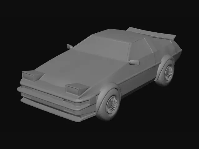 3D model for Silver Wedge Coupe