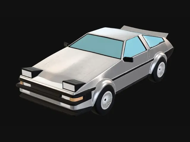 3D model for Silver Wedge Coupe