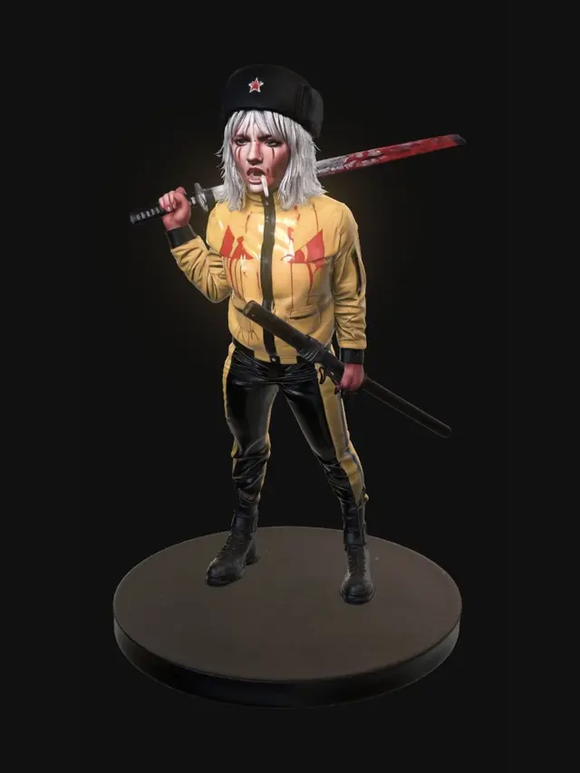 3D model for Crimson Star Warrior