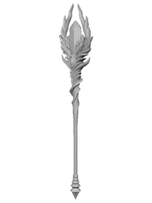 3D model for Crystal Staff