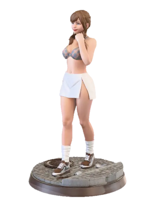 Jenny from the Block - Alternate Costume, #Christmas2025# - Zombicide 3D model, vytvořený pomocí AI