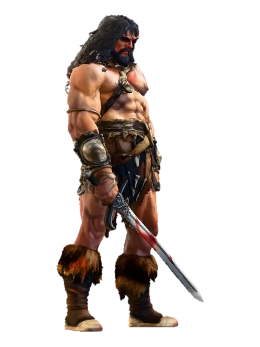 Warrior of the Wilds - Zombicide 3D model, vytvořený pomocí AI
