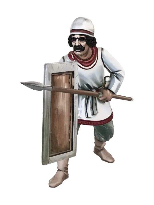 3D model for Spear-Wielding Hoplite