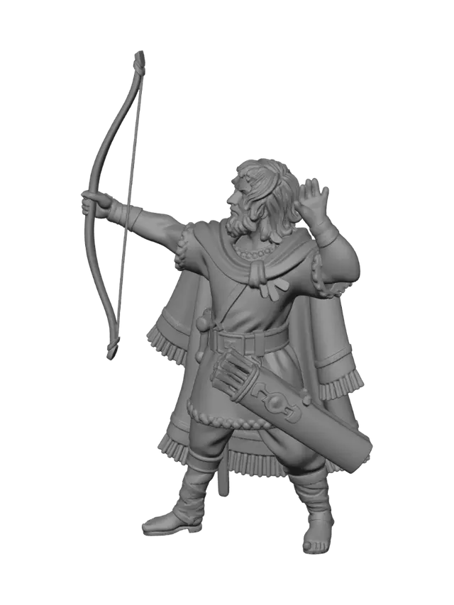 3D model for The Longbowman