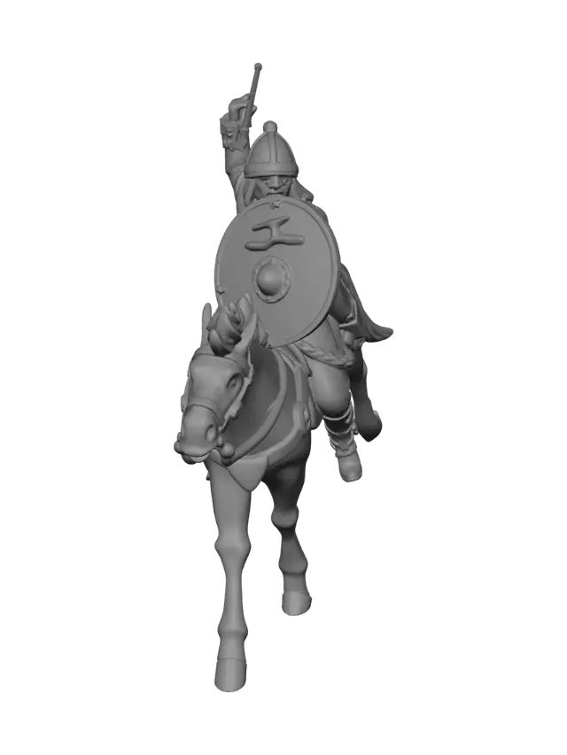 3D model for Mounted Lancer