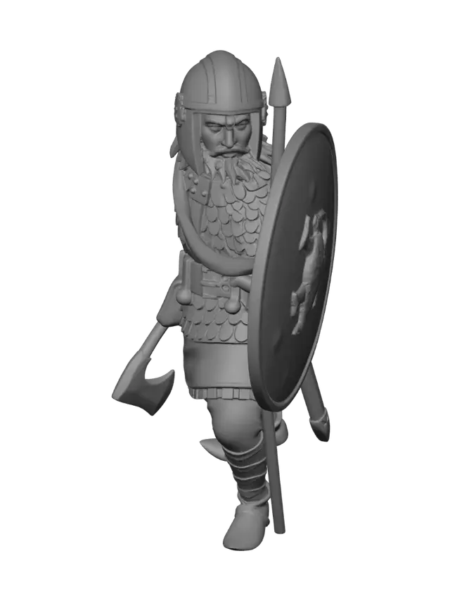 3D model for Viking Warrior