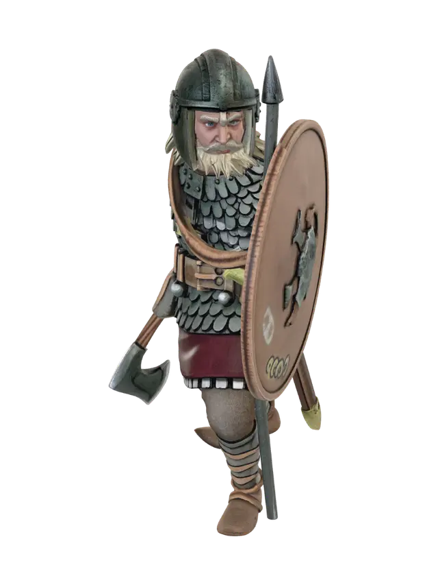 3D model for Viking Warrior