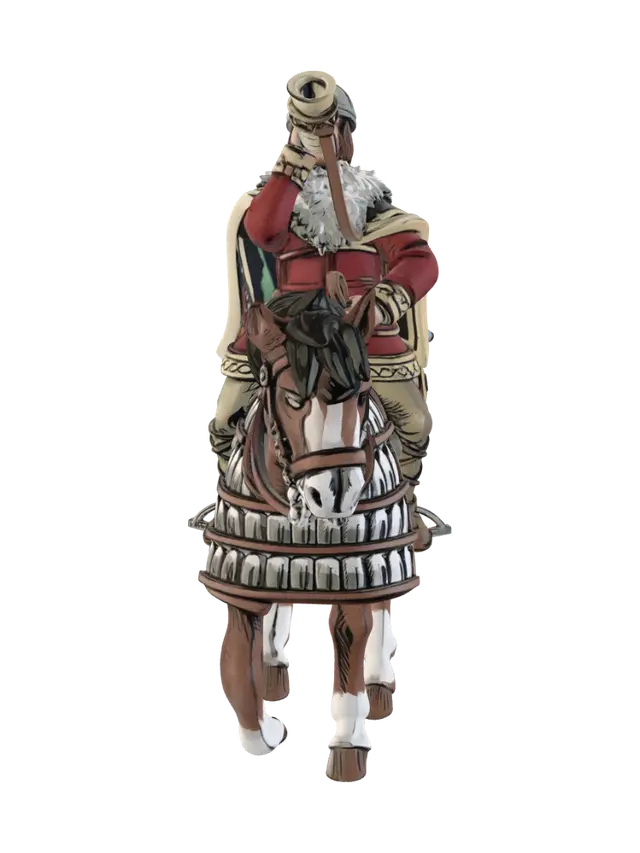 3D model for Herald on Horseback