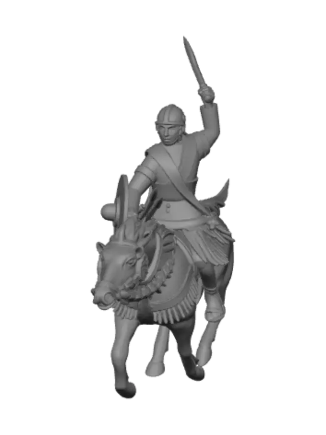3D model for Knight on a Charging Steed