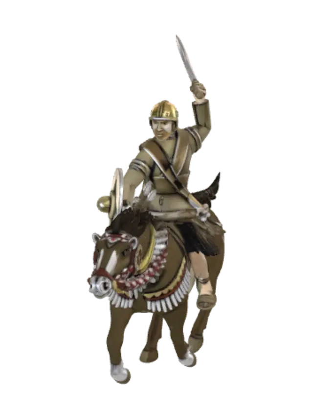3D model for Knight on a Charging Steed