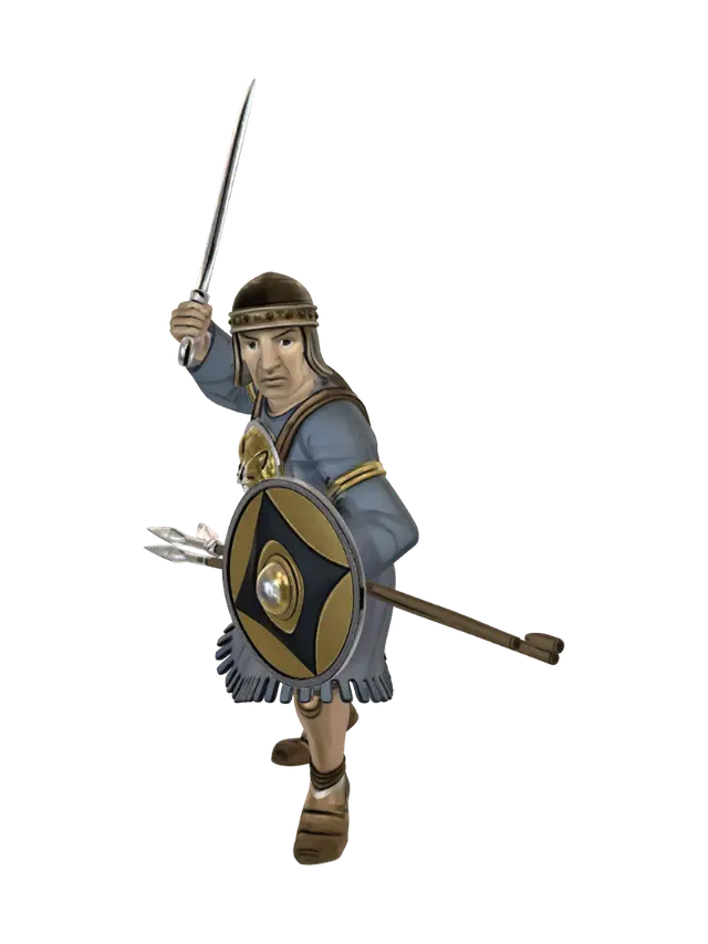 3D model for Lion-Emblem Gladiator