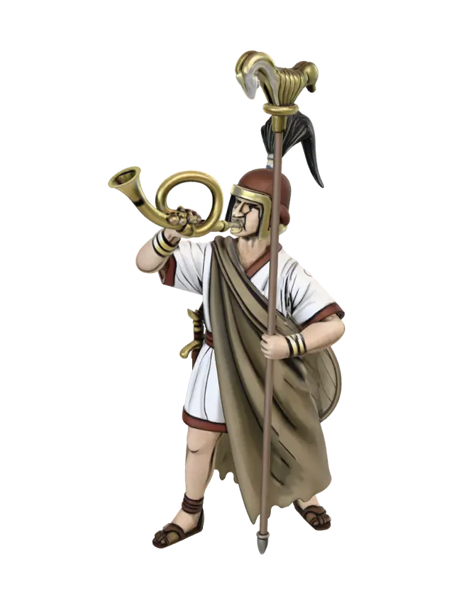 3D model for Hoplite with Drinking Horn